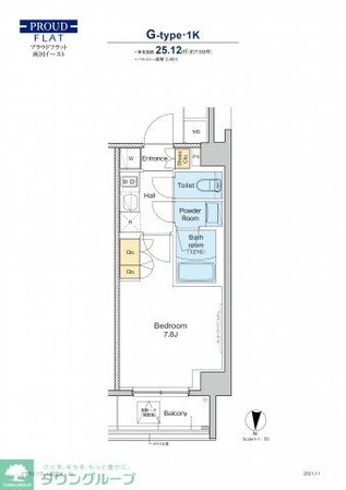 プラウドフラット両国イースト の物件間取画像